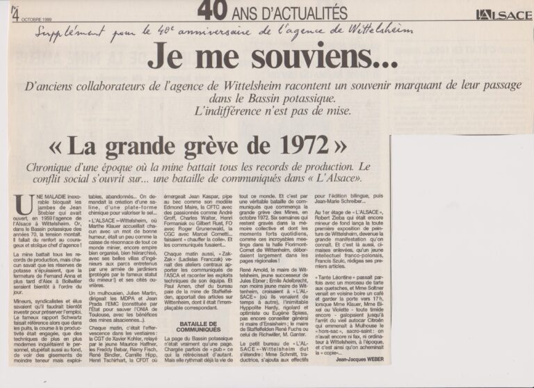 Lire la suite à propos de l’article Le président jjw raconte (6) : mes souvenirs de journaliste à Wittelsheim