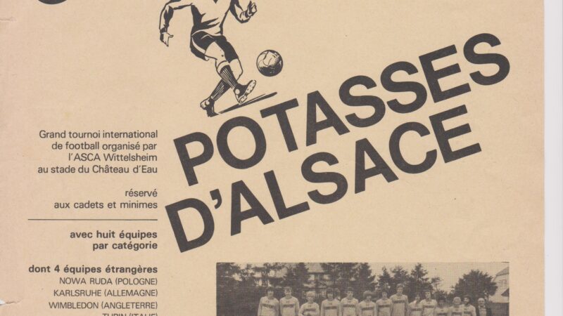 #II a) asca 100 tournoi de Pâques 1980 .